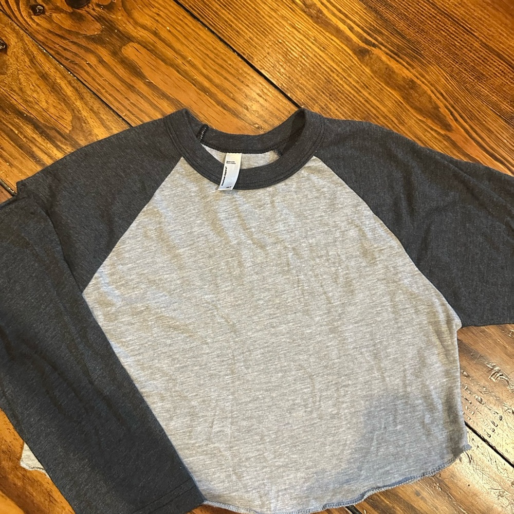 American Apparel Two-Tone Crop Top